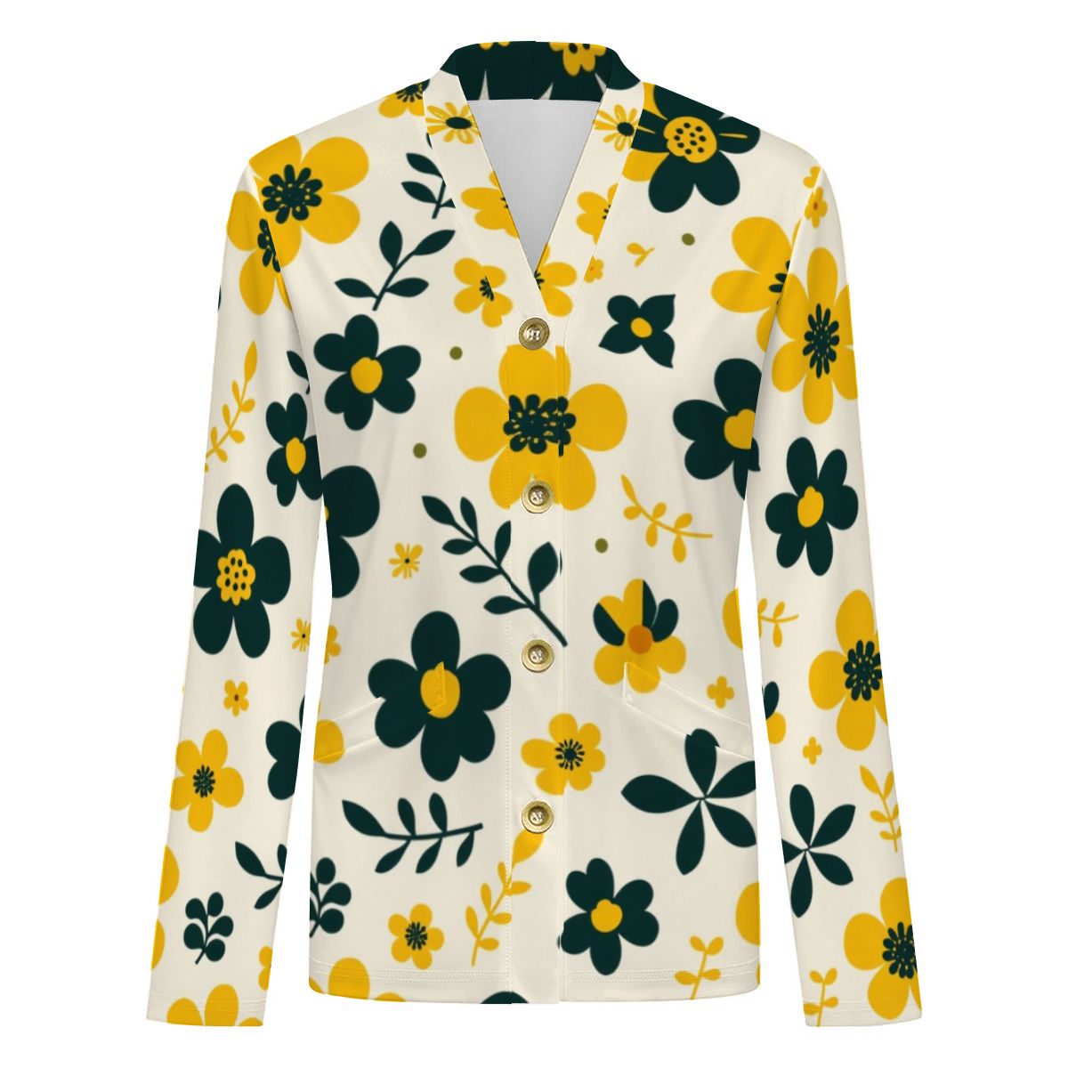 Women's V Neck Lightweight Cardigan