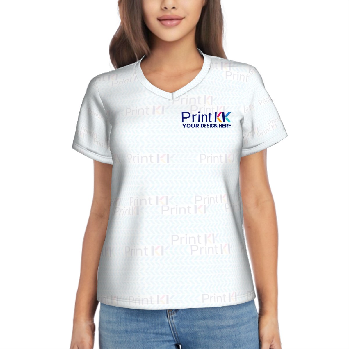 Women's V-Neck Short-Sleeve T-Shirt