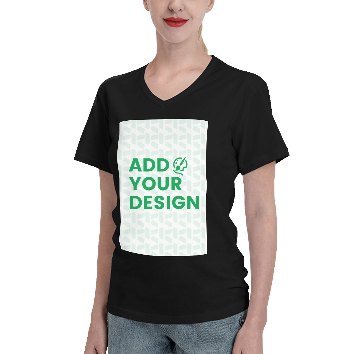 Cotton V-Neck T-Shirts for Women