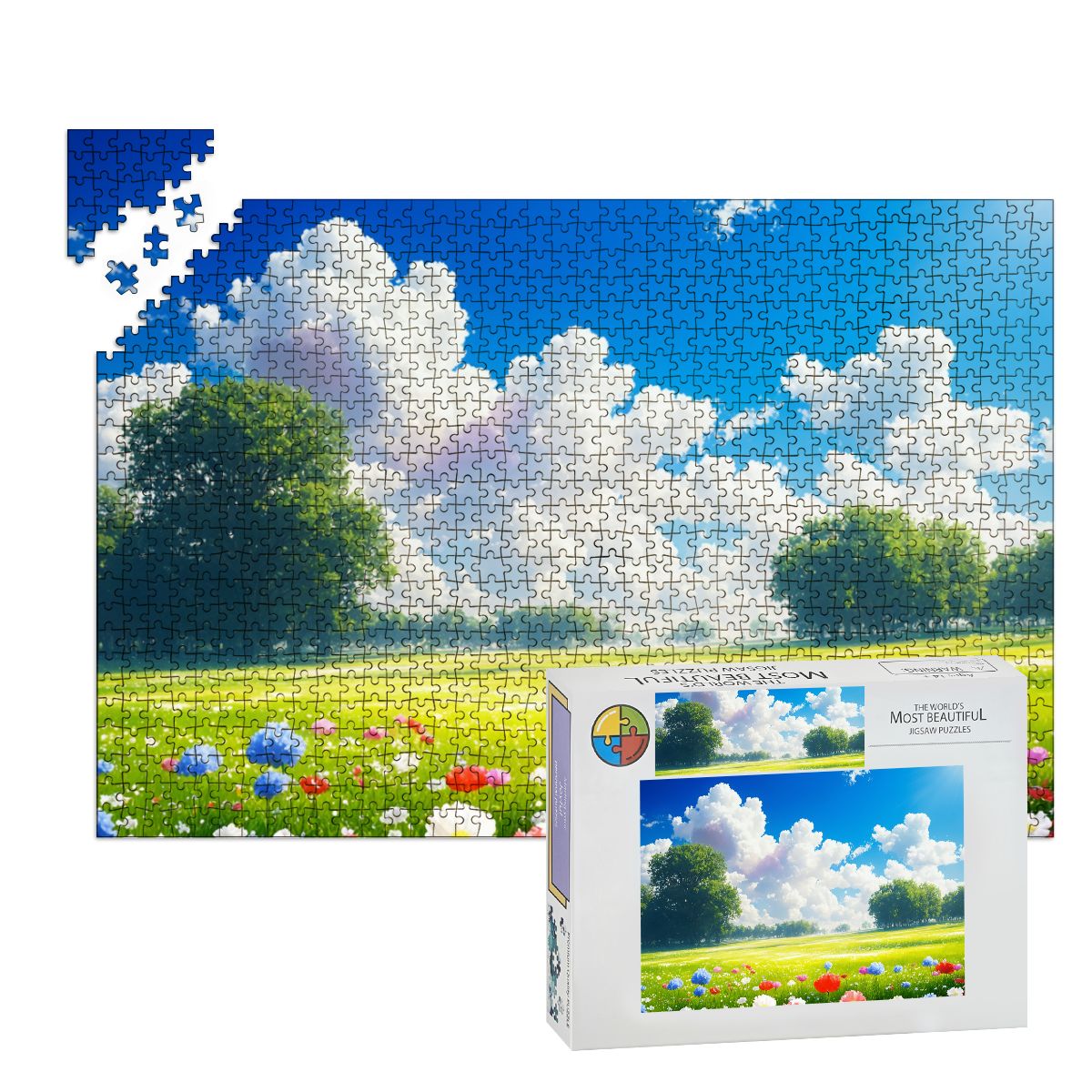 Wooden Jigsaw Puzzles 1000 pcs (Horizontal)