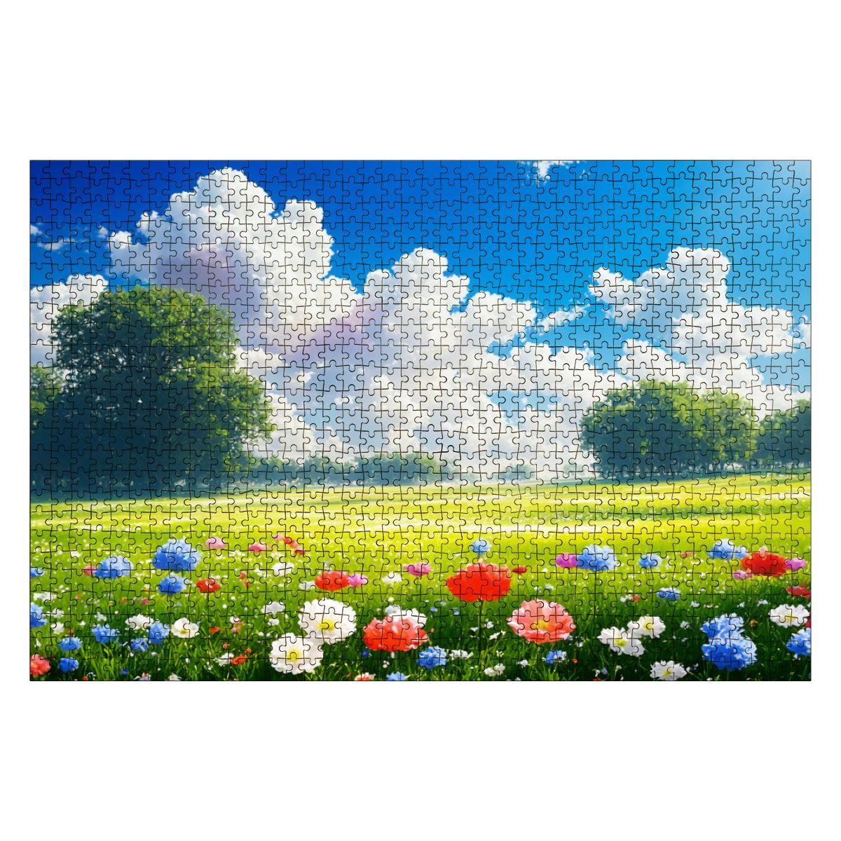 Wooden Jigsaw Puzzles 1000 pcs (Horizontal)