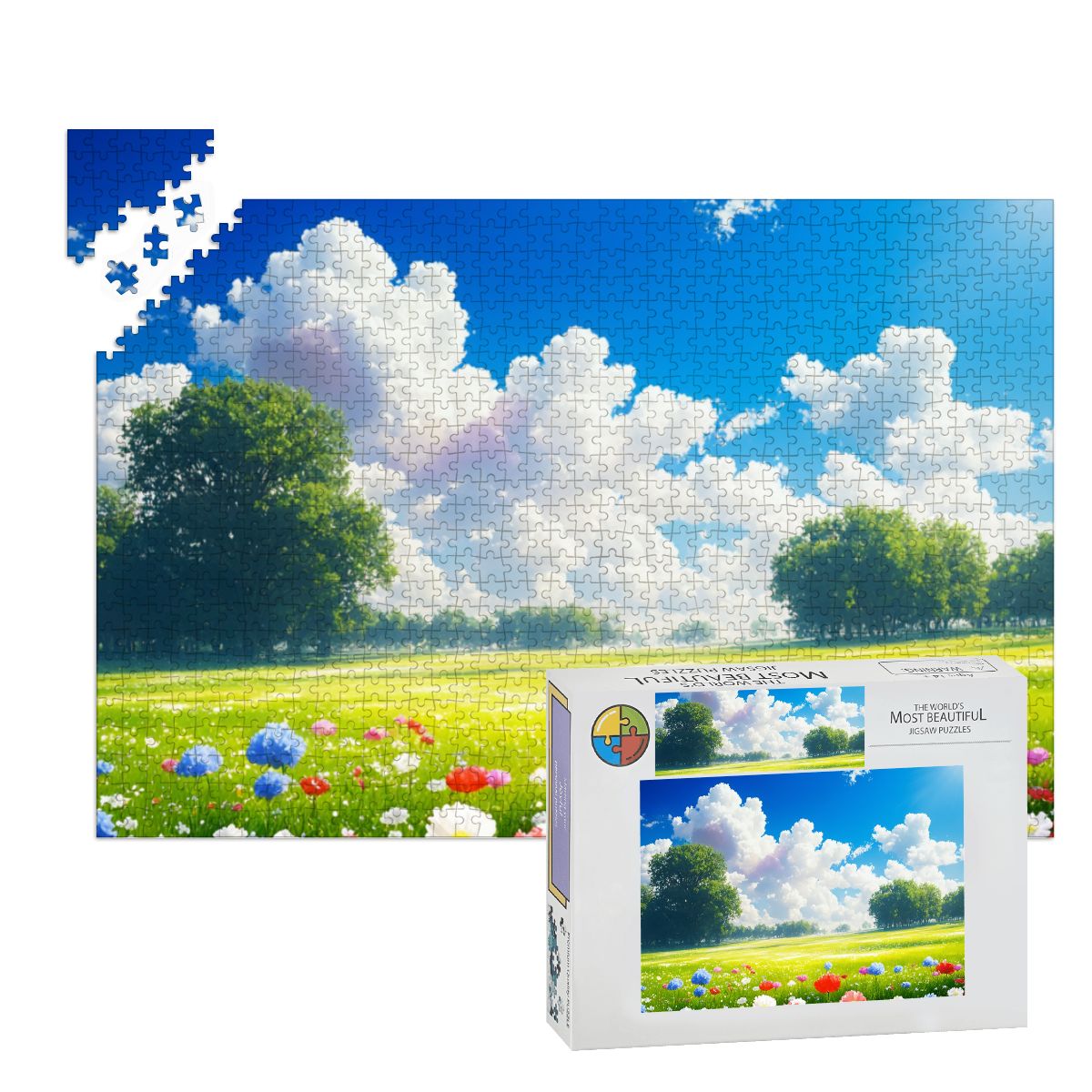 木製ジグソーパズル 1000ピース (横型)