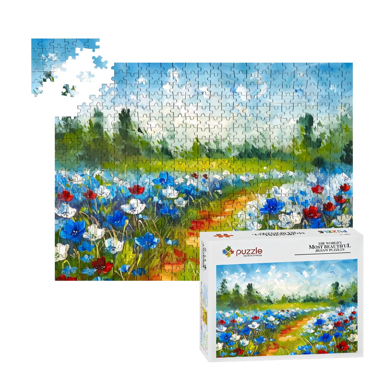 Wooden Jigsaw Puzzles 500 pcs (Horizontal)