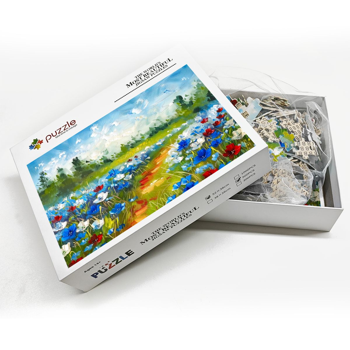 Wooden Jigsaw Puzzles 500 pcs (Horizontal)