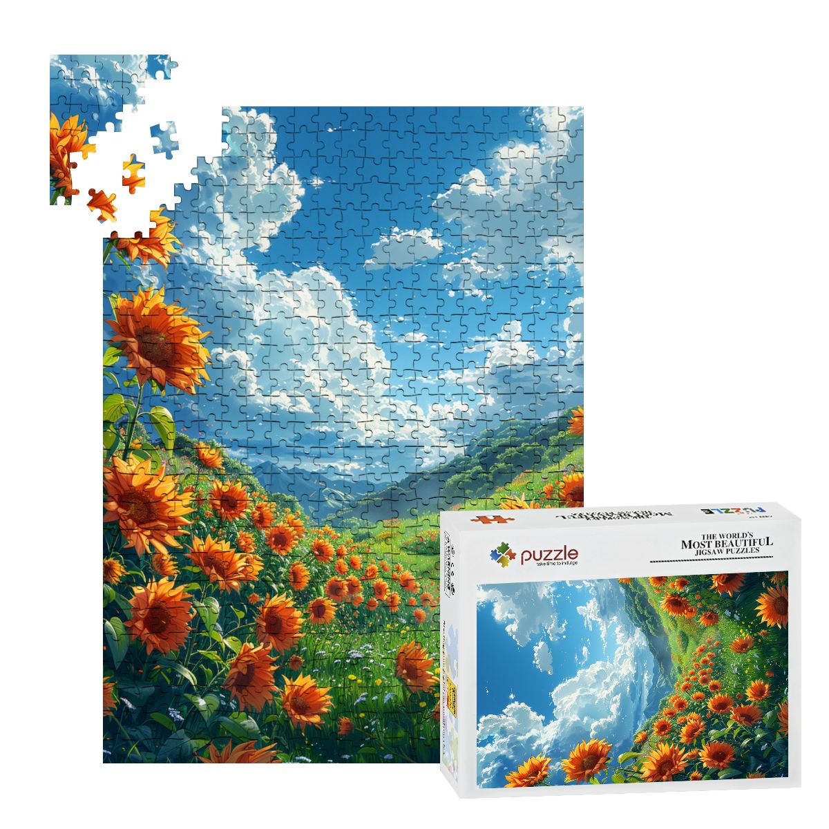 Wooden Jigsaw Puzzles 500 pcs (Vertical)