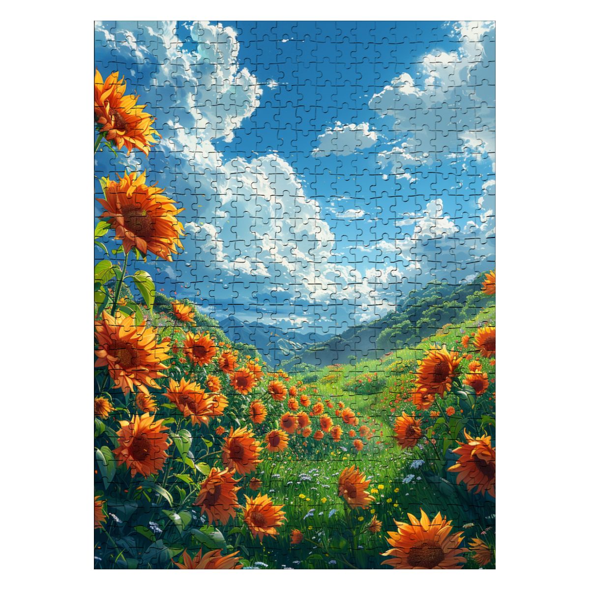 Wooden Jigsaw Puzzles 500 pcs (Vertical)