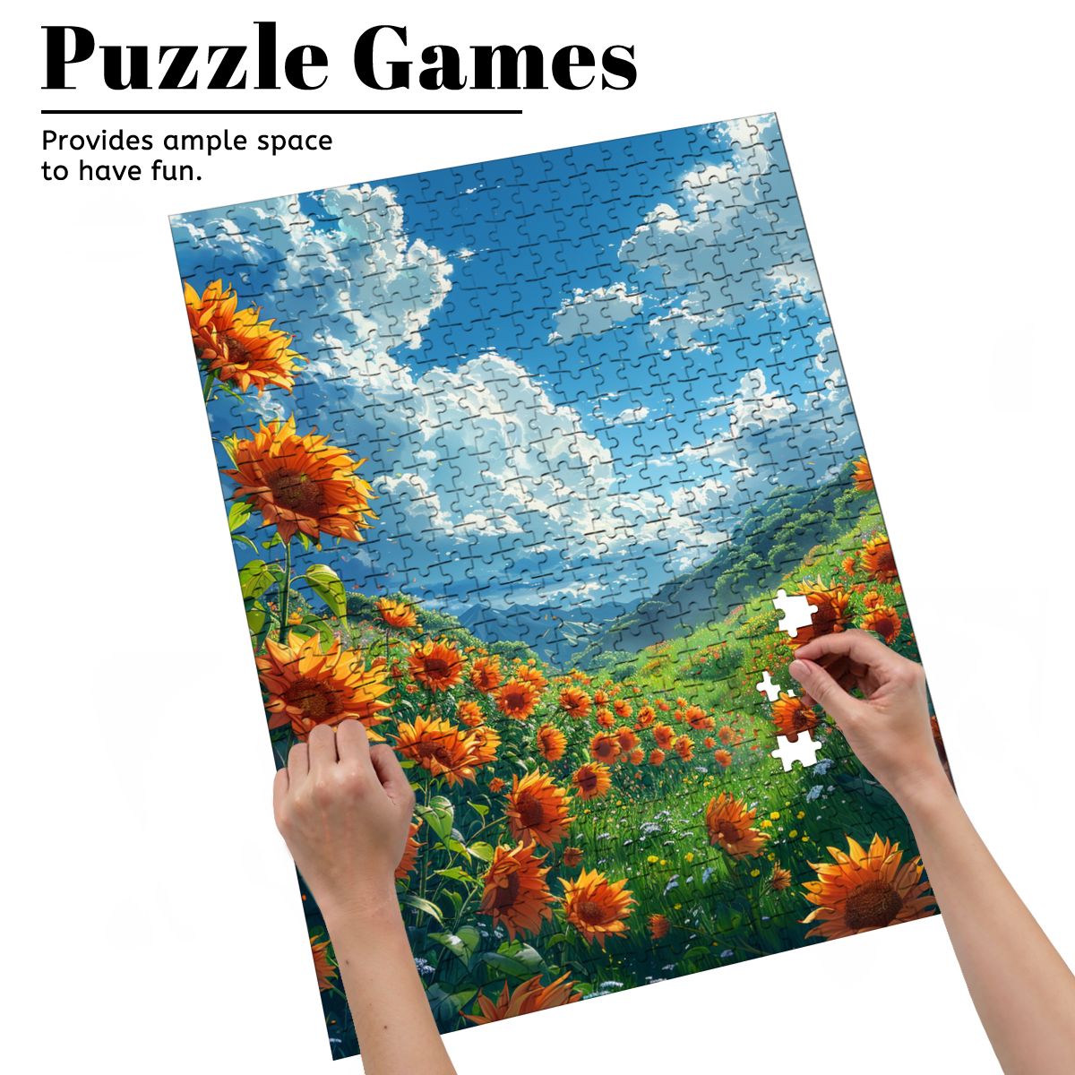 Wooden Jigsaw Puzzles 500 pcs (Vertical)