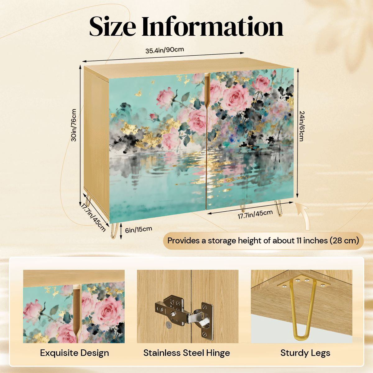 Wooden Storage Cabinet