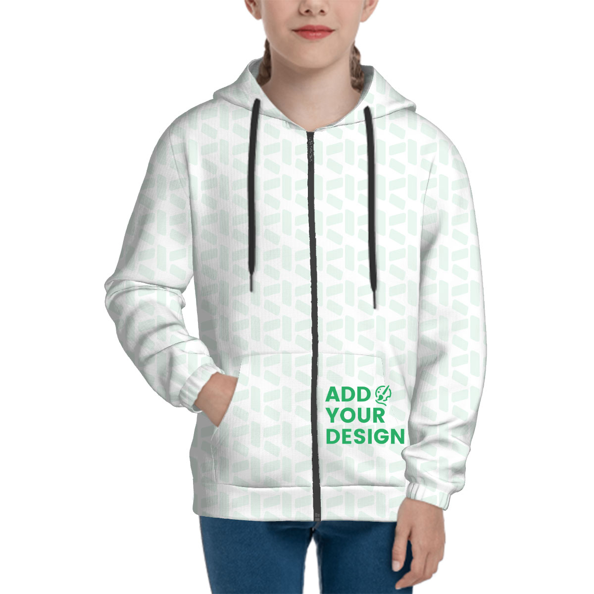 Custom All Over Print on Demand Hoodies for Teens PrintKK