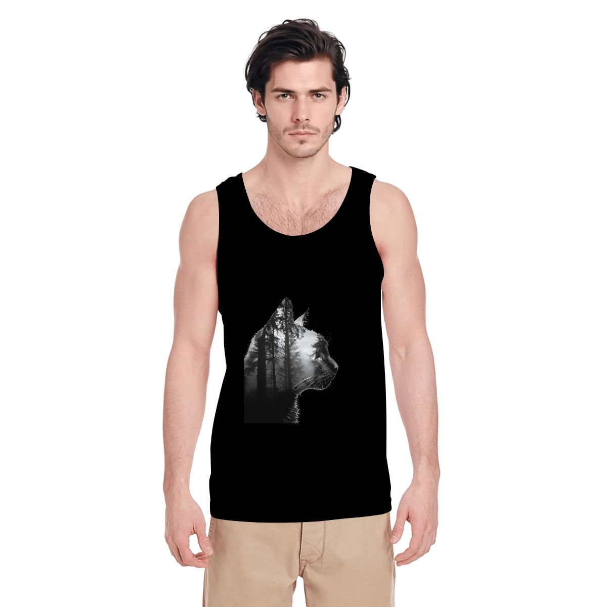 ZUNI Men's Cotton Tank Top Customized Service